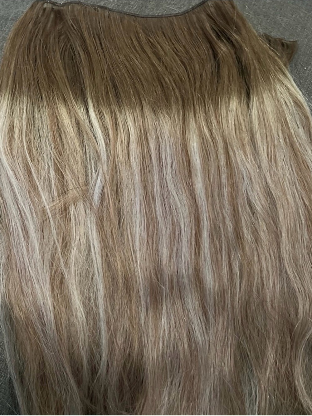 Hair extension infinity weft real human hair